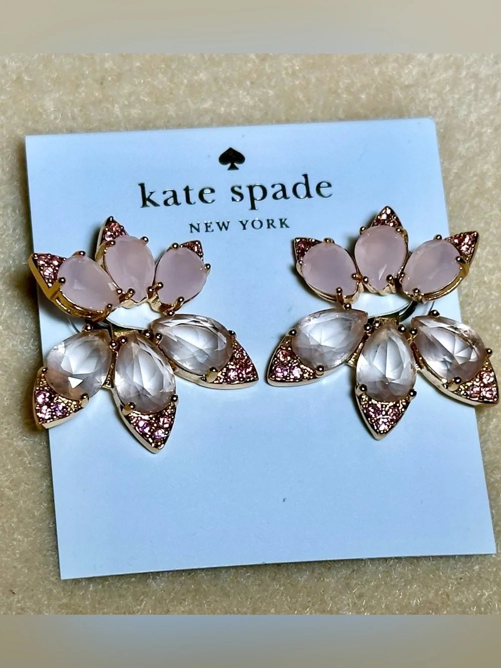Kate Spade New York Blushing Blooms Earring Jackets - Picture 1 of 2